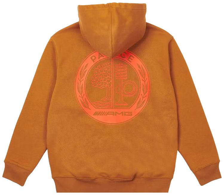 Palace x AMG 20 Zip Hood Caramel