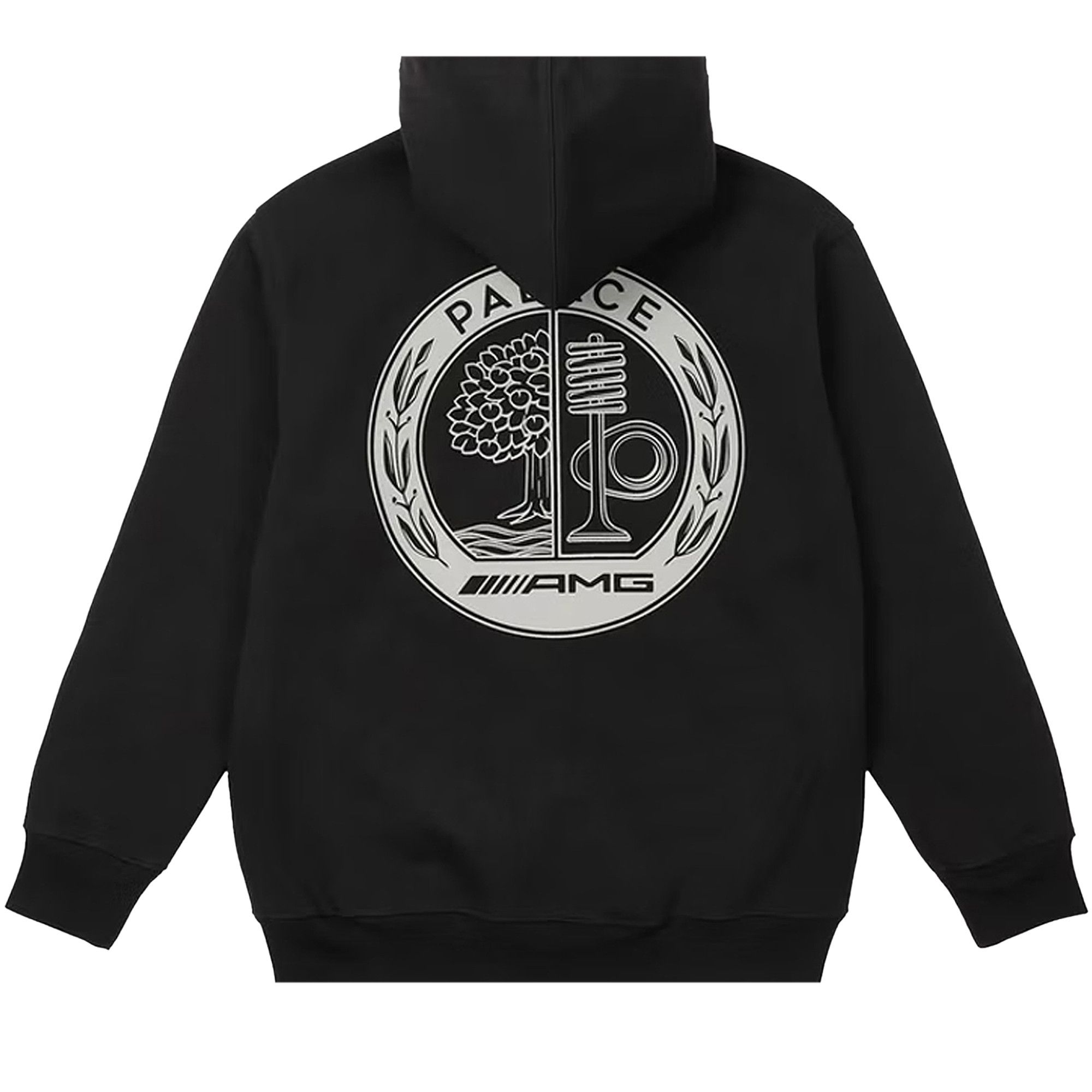 Buy Palace x AMG 2.0 Zip Hood 'Black' - P22AMGHD002 | GOAT