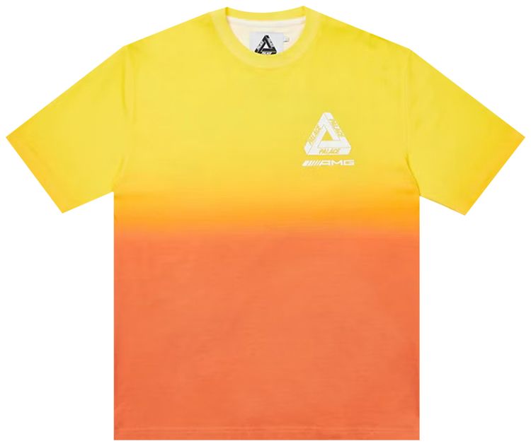 Palace x AMG 20 Los Angeles T Shirt YellowRed