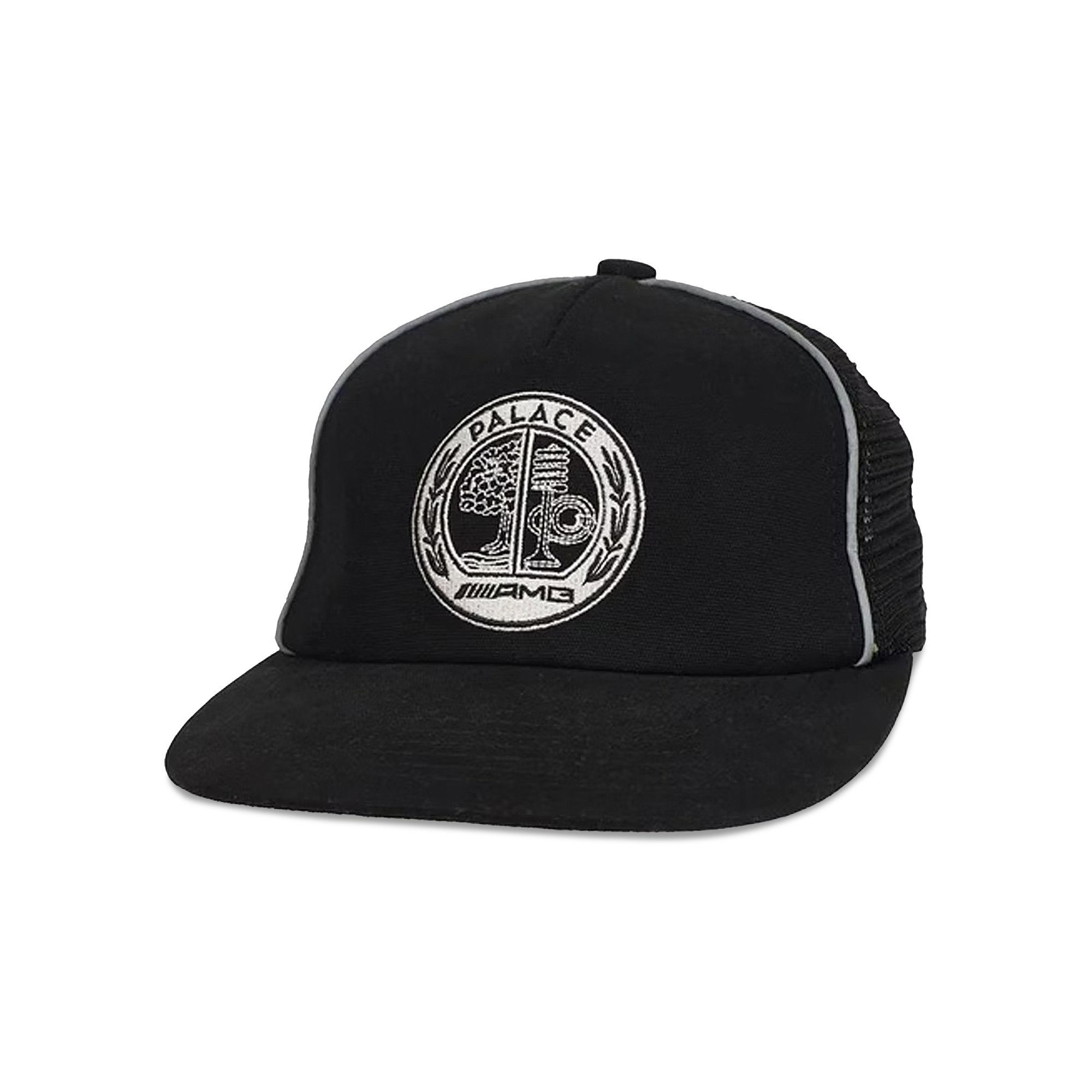 Palace x AMG 2.0 Mesh Trucker 'Black' | GOAT