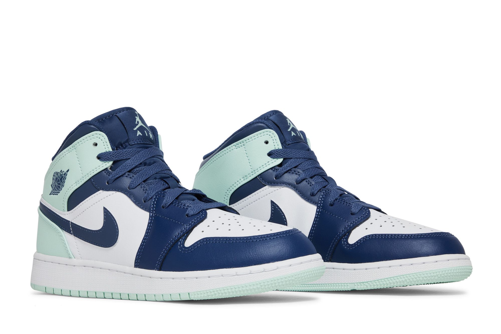 Buy Air Jordan 1 Mid GS 'Blue Mint' - 554725 413 | GOAT