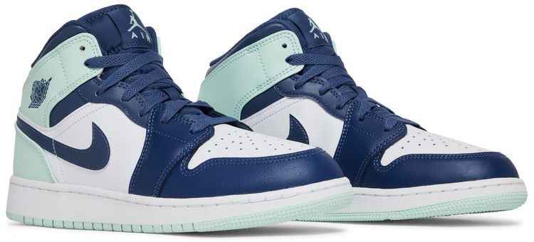 Air Jordan 1 Mid GS Blue Mint