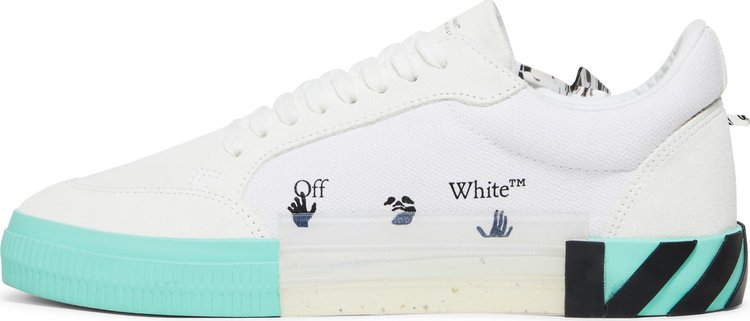 Off White Vulc Sneaker White Mint Green