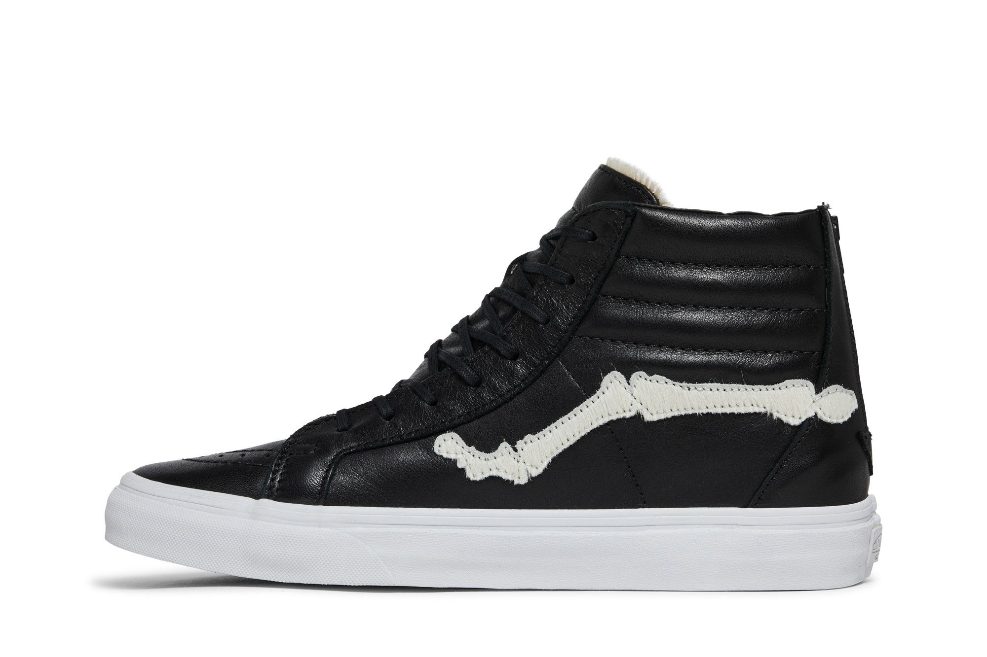 Vans sk8-hi reissue zip lx blends pony hair bone jazz stripe (2018) discount