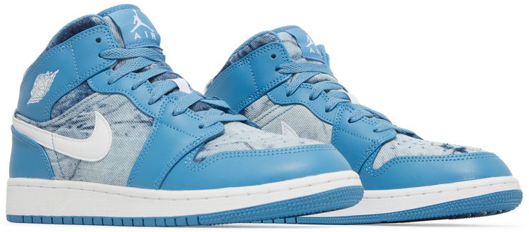 Air Jordan 1 Mid GS Washed Denim