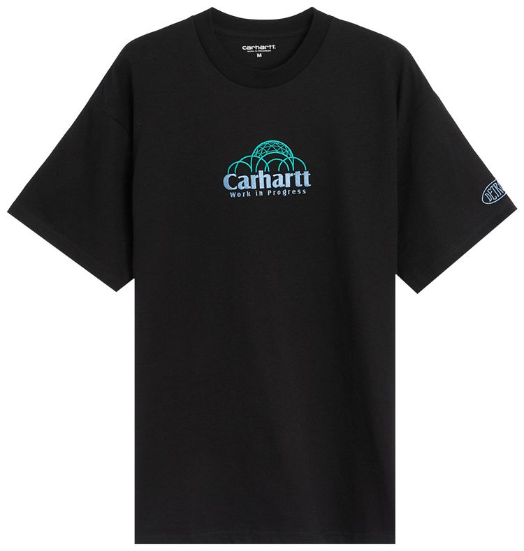 Carhartt WIP Short Sleeve Geo Script T Shirt Black