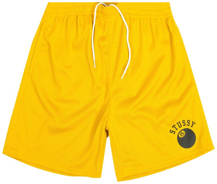 Stussy 8 Ball Mesh Short Gold