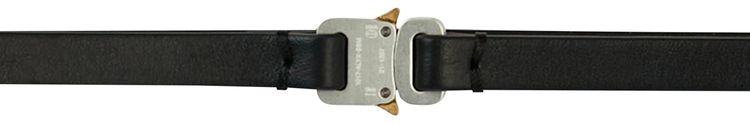 1017 ALYX 9SM Micro Buckle Leather Belt Black