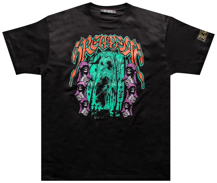 Raf Simons Sreapers Oversized T Shirt Black