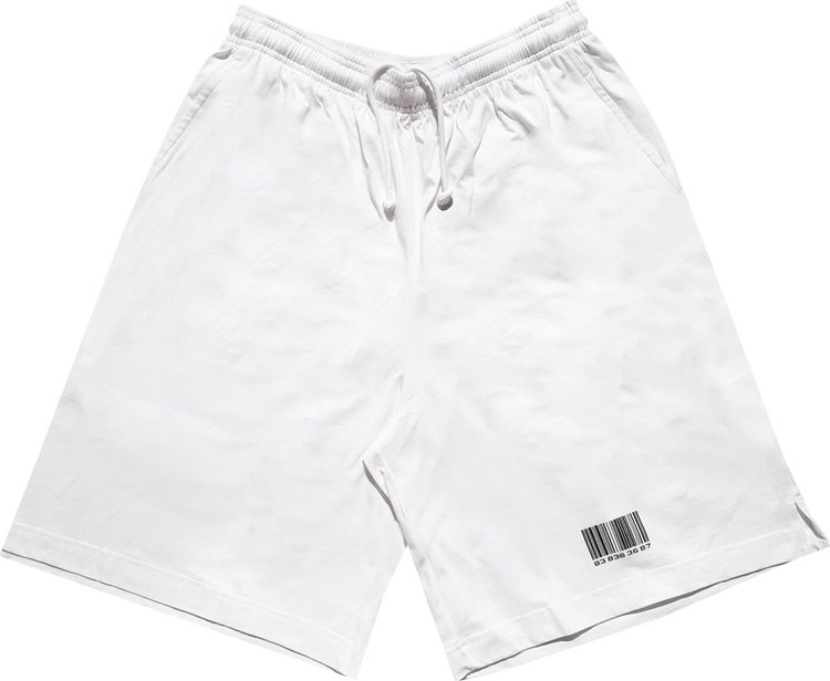 VTMNTS Barcode Shorts 'White'