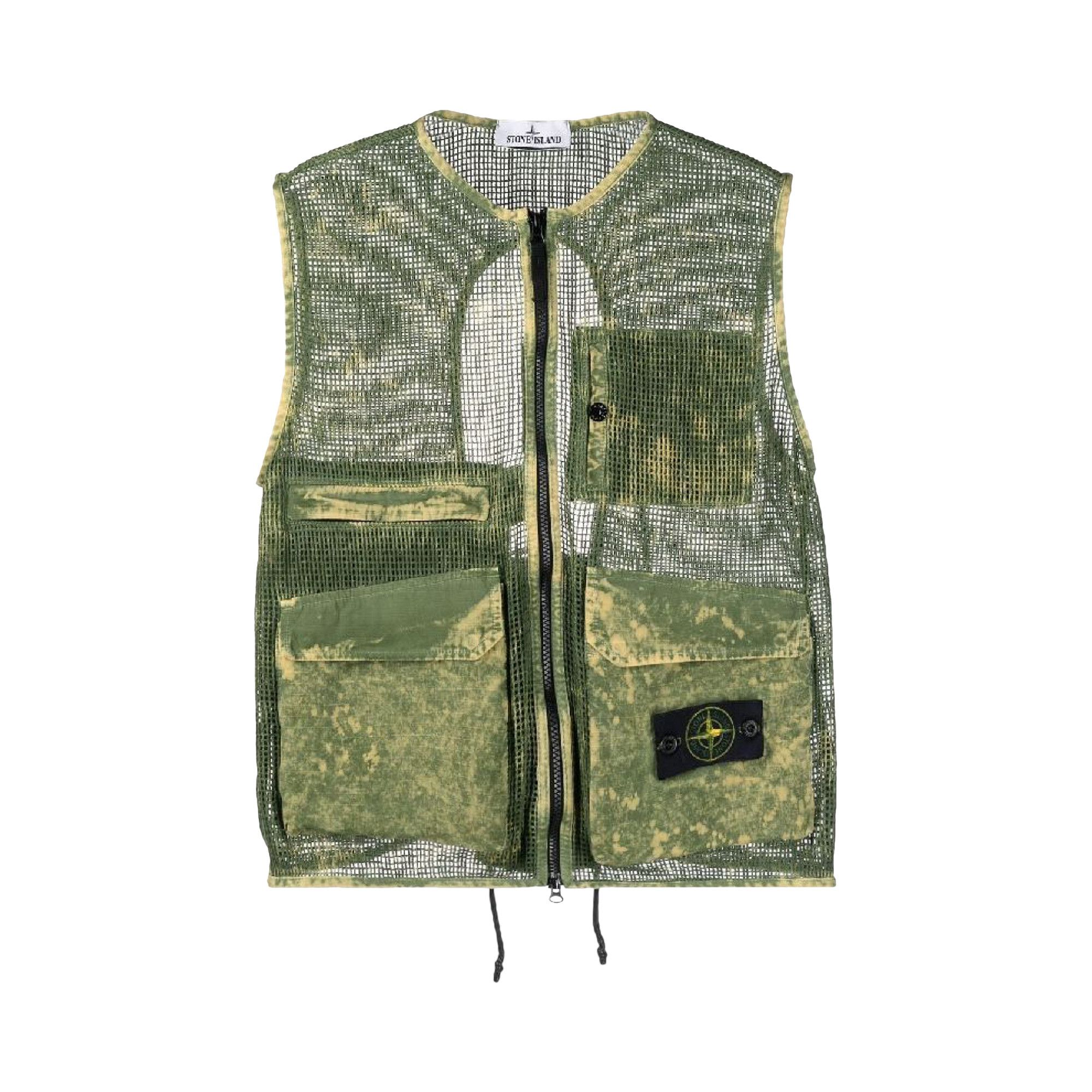 Buy Stone Island Vest 'Olive' - 7615G0622 V0058 | GOAT SA
