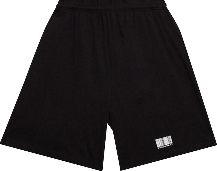 VTMNTS Barcode Shorts 'Black'