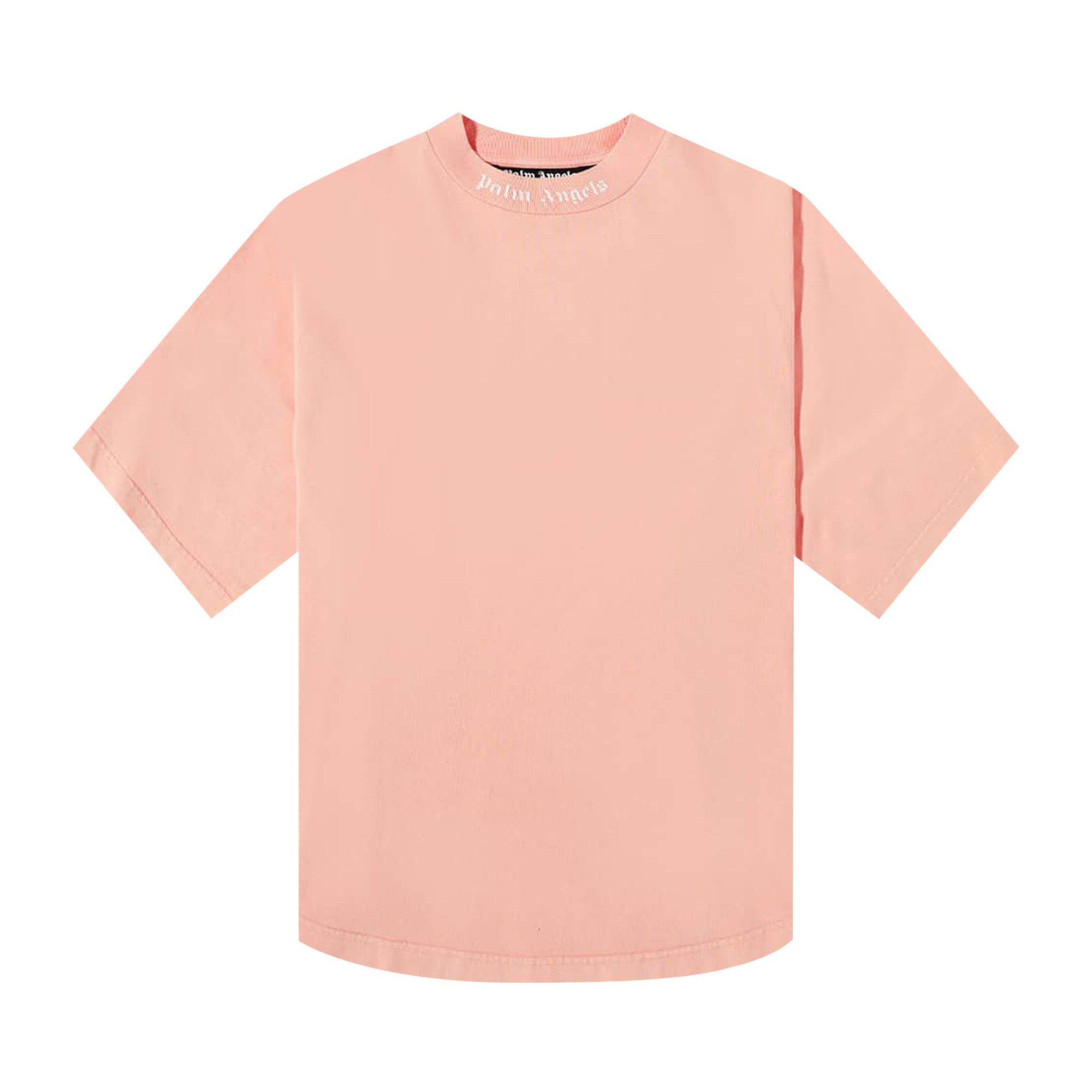 ★Palm Angels★ Painted Classic Short Sleeve T-Shirt Salmon ☆Palm Angels☆ Painted Classic Short Sleeve T-Shirt Salmon