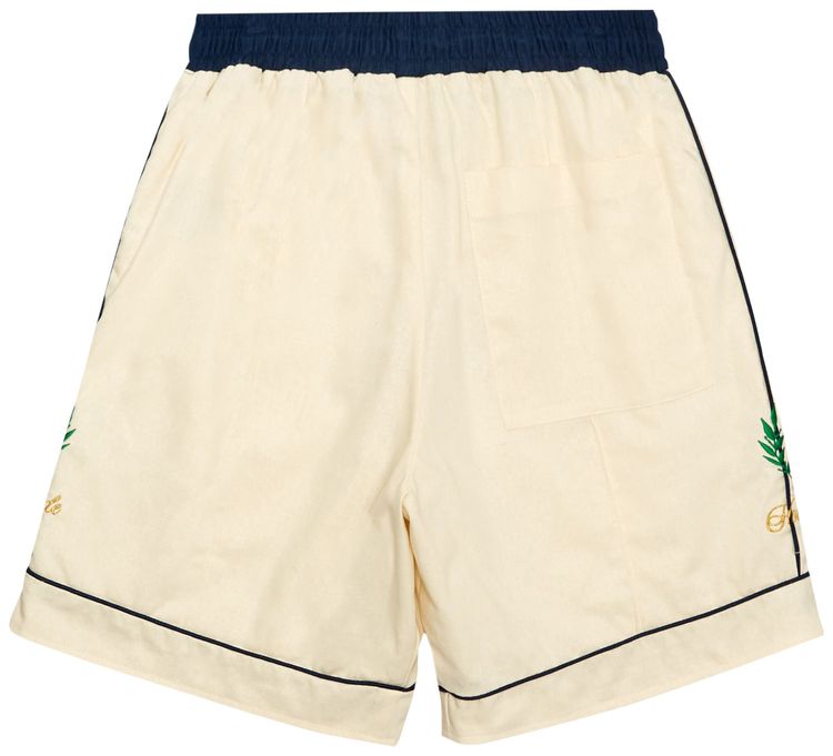 Rhude PJ Short CremeNavy