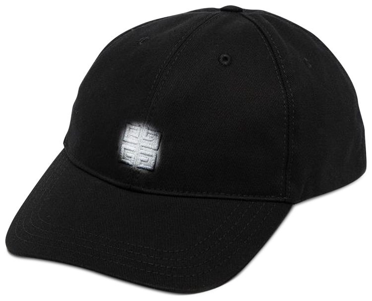 Givenchy Curved Cap With 4G Closure Black