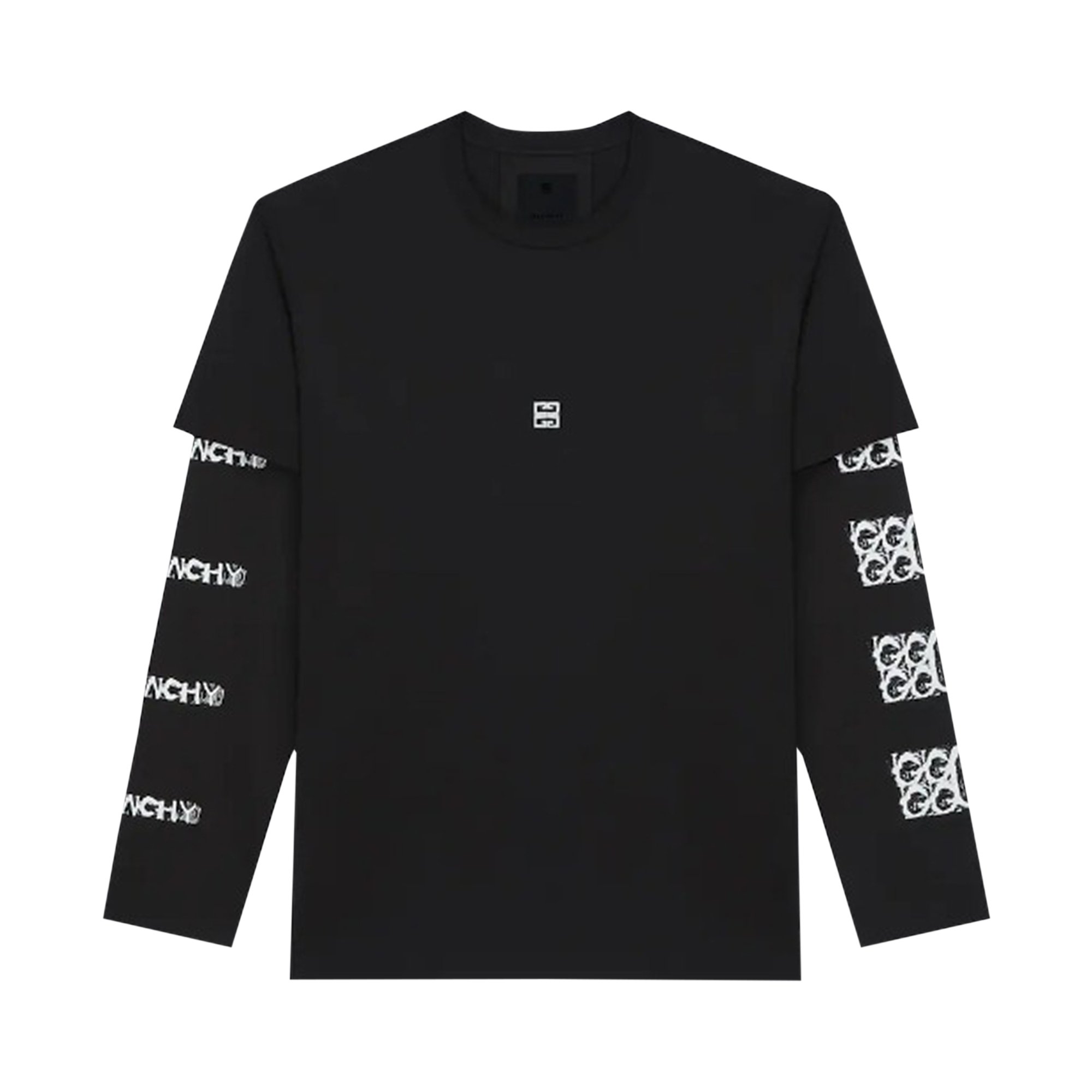 Buy Givenchy Oversized Double Layer Print Long-Sleeve T-Shirt