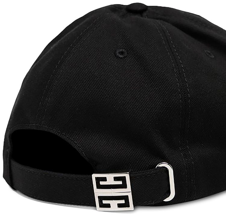 Givenchy Curved Cap With 4G Closure Black