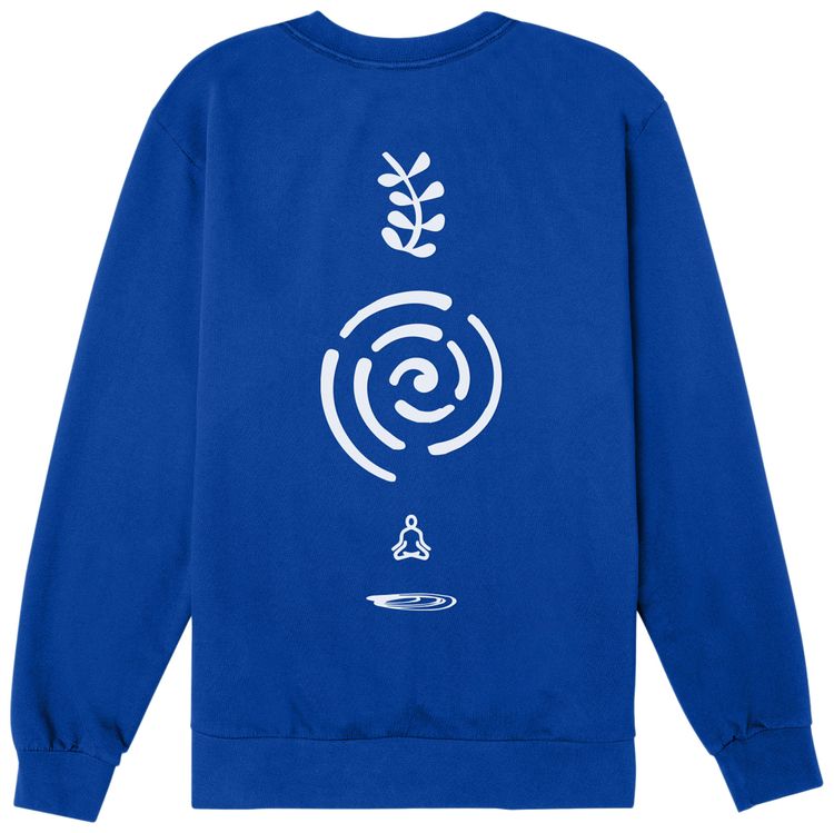 Museum of Peace  Quiet Healing Arts Crewneck Blue
