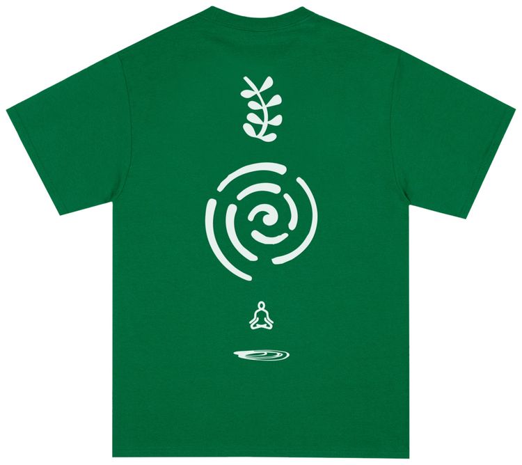 Museum of Peace  Quiet Healing Arts T Shirt Green
