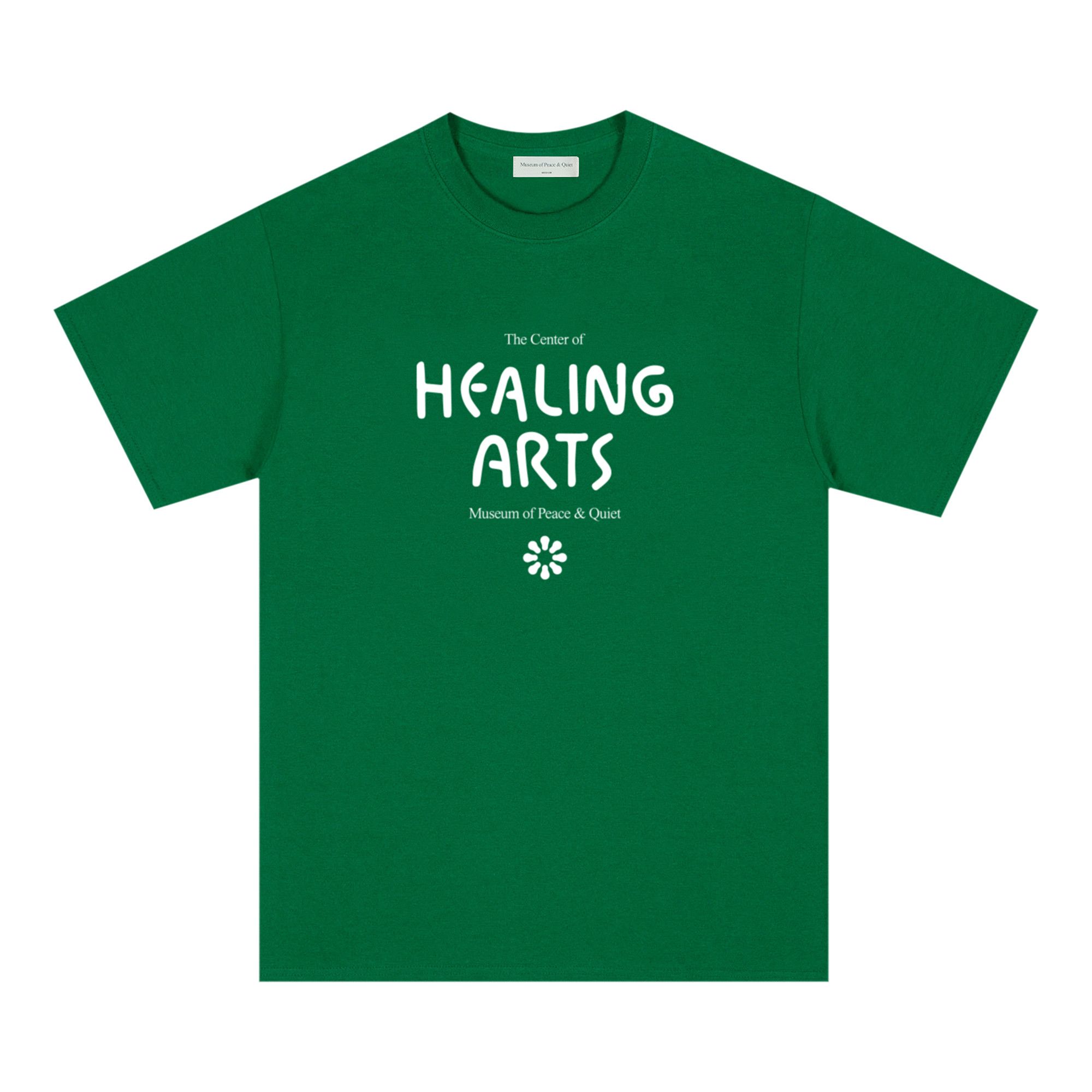 Buy Museum of Peace & Quiet Healing Arts T-Shirt 'Green' - MOPQ