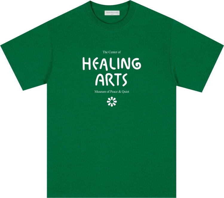 Museum of Peace & Quiet Healing Arts T-Shirt 'Green'