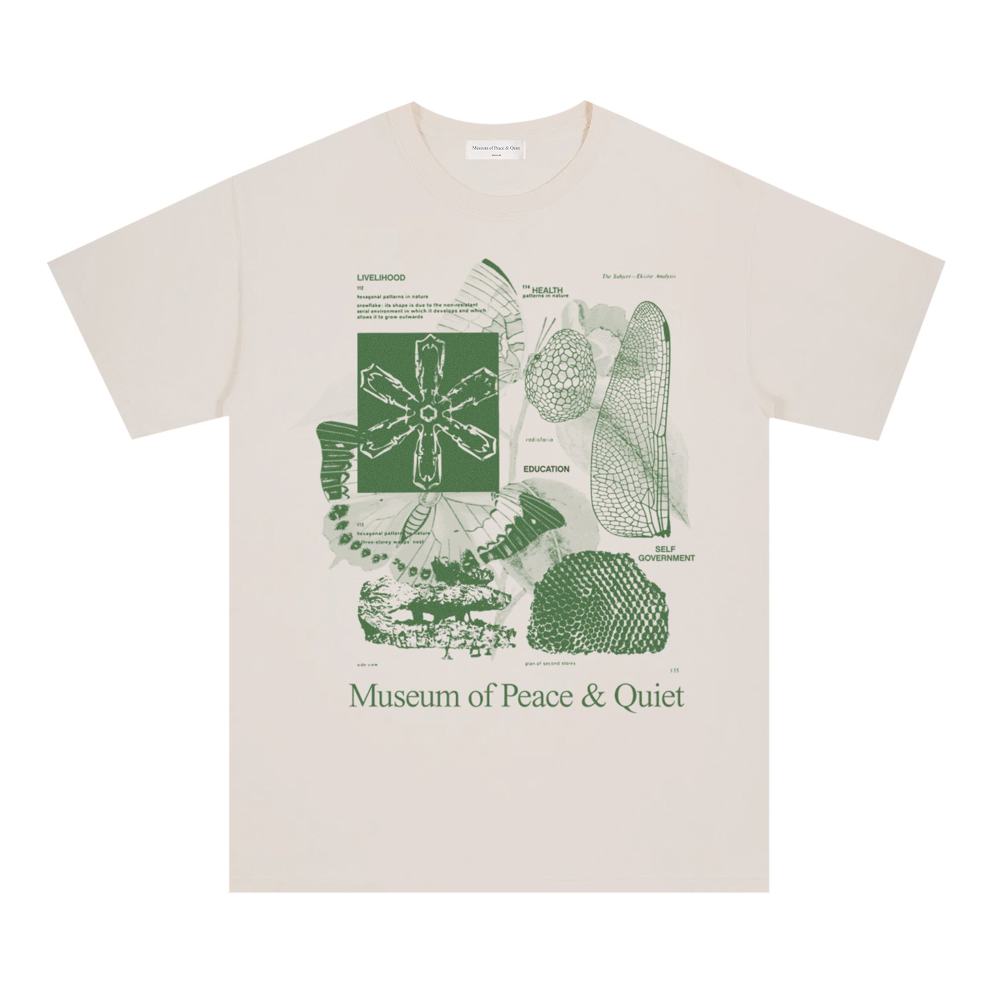 Buy Museum of Peace & Quiet Fibonacci T-Shirt 'Cream' - MOPQ SS22