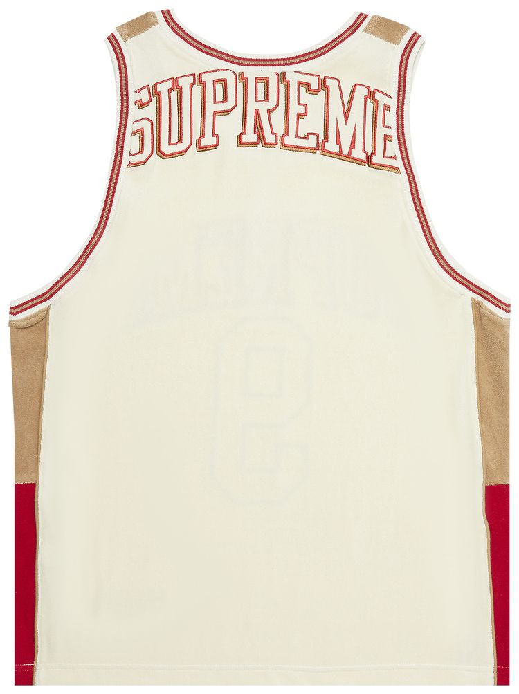 Supreme Terry Basketball Jersey Stone