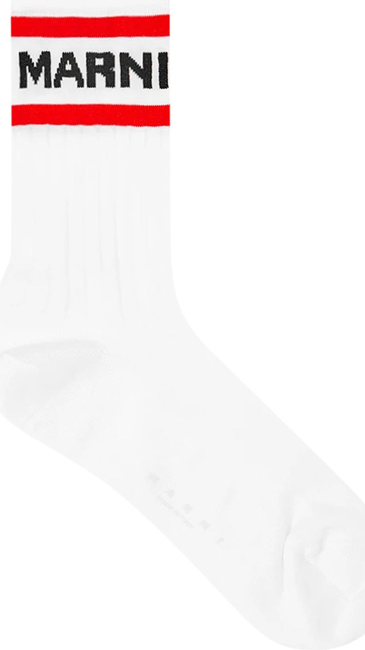 Marni Sock Lily White