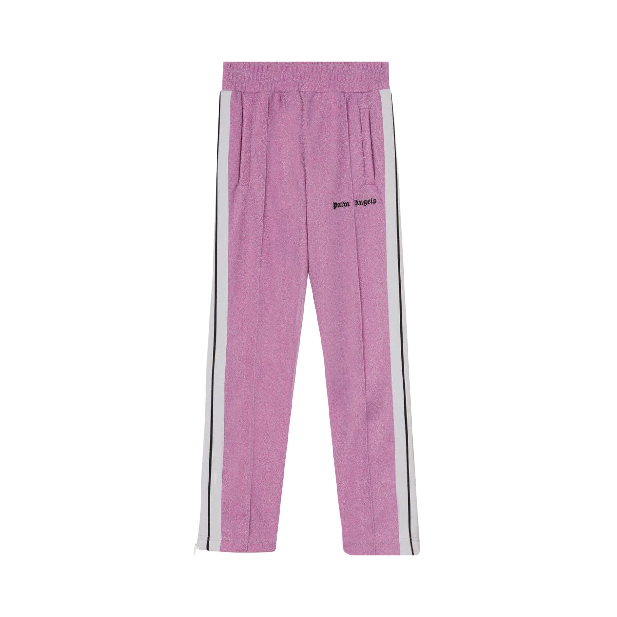 Buy Palm Angels Glitter Pants 'Pink/White