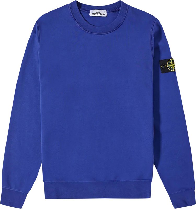 Stone Island Crewneck Sweatshirt 'Bright Blue'