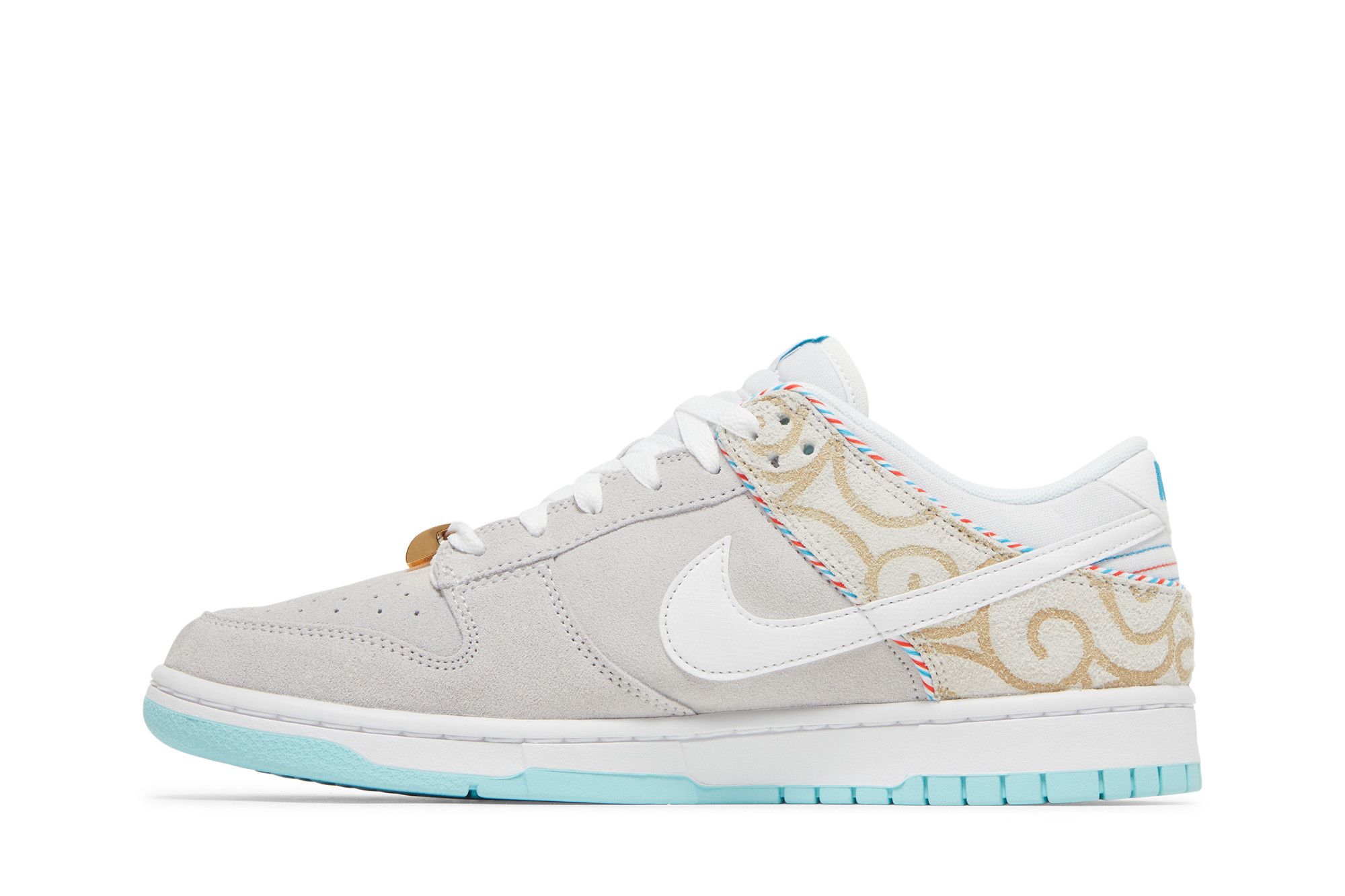 Size 10.5 Dunk Low SE 'Barber Shop - Grey'