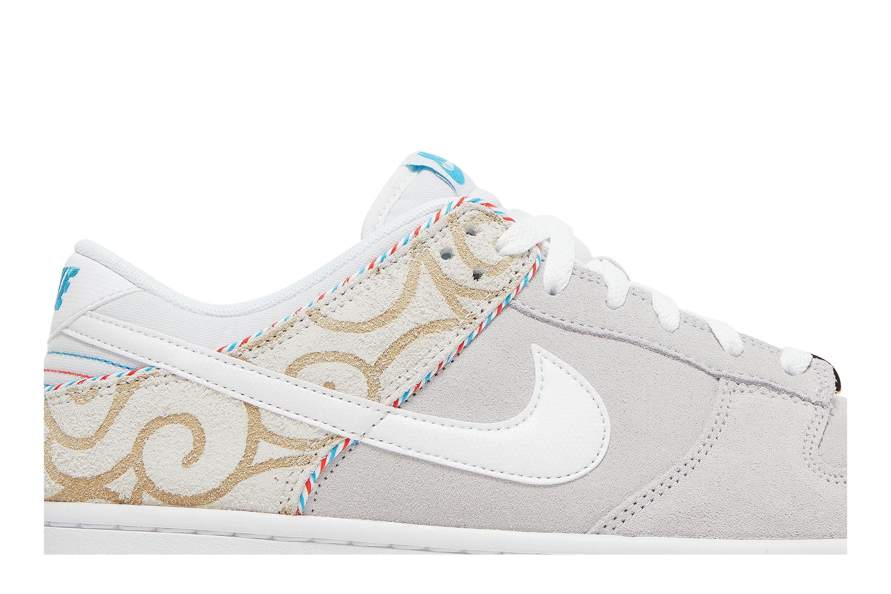 Size 10.5 Dunk Low SE 'Barber Shop - Grey'