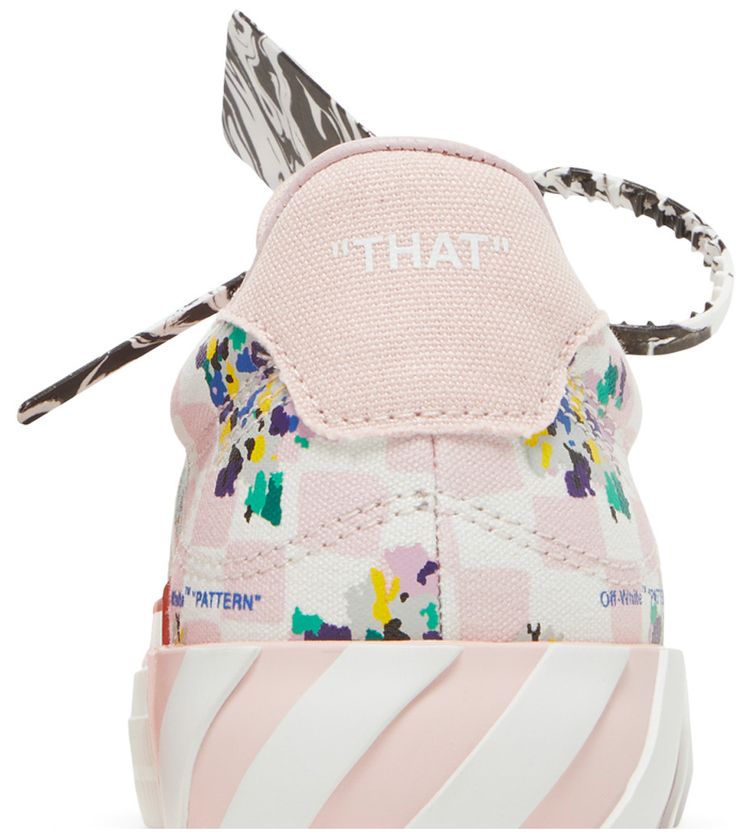 Off White Wmns Vulc Sneaker Pink Checkerboard Floral