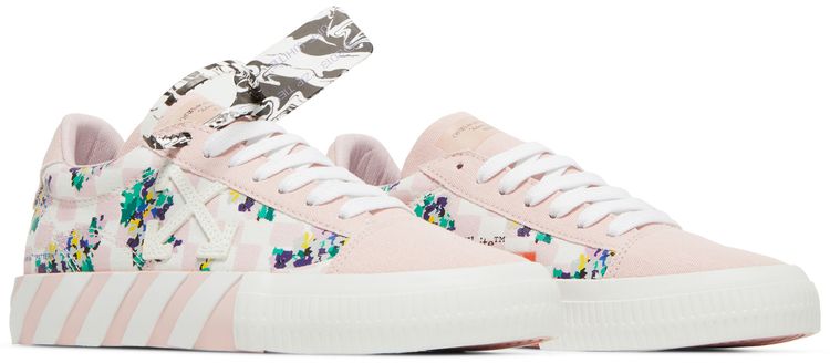Off White Wmns Vulc Sneaker Pink Checkerboard Floral