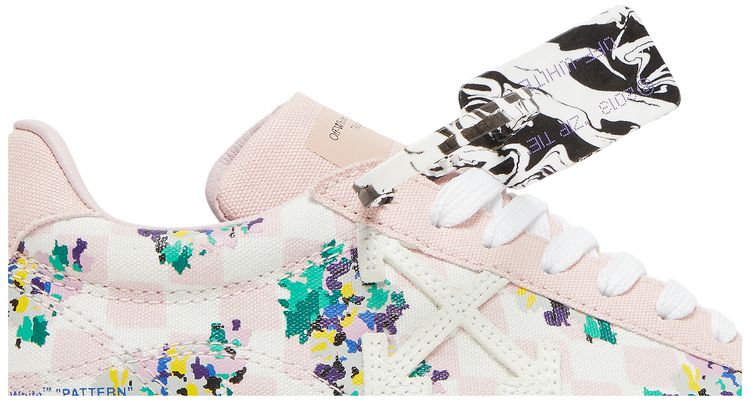Off White Wmns Vulc Sneaker Pink Checkerboard Floral