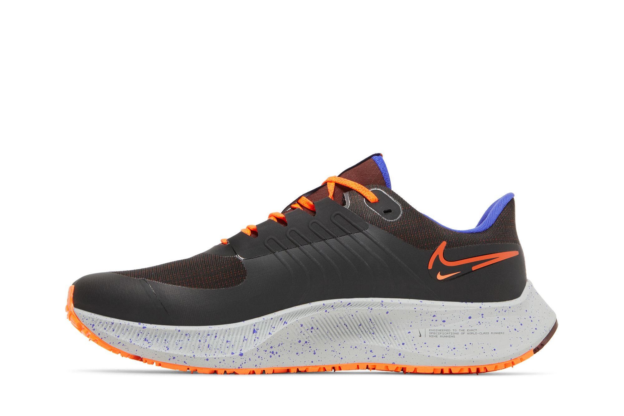 Nike shield black orange shop