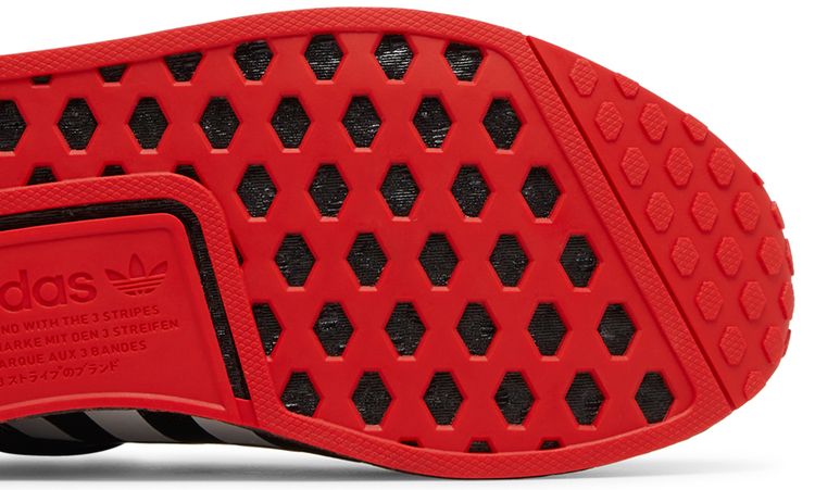 Adidas NMD R1 V2 Crackled Black Red