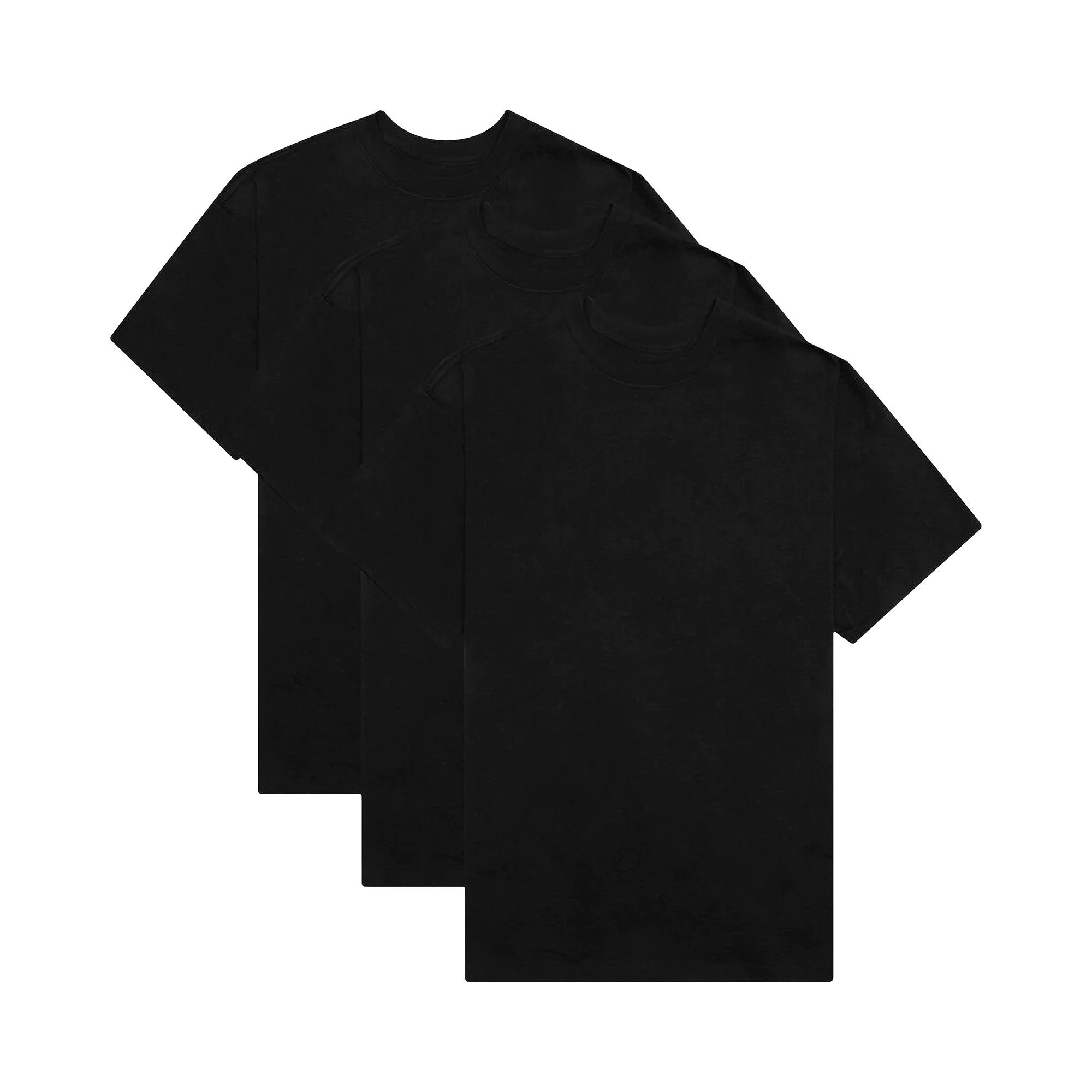 Buy Fear of God Essentials 3 Pack Short-Sleeve Tees 'Black