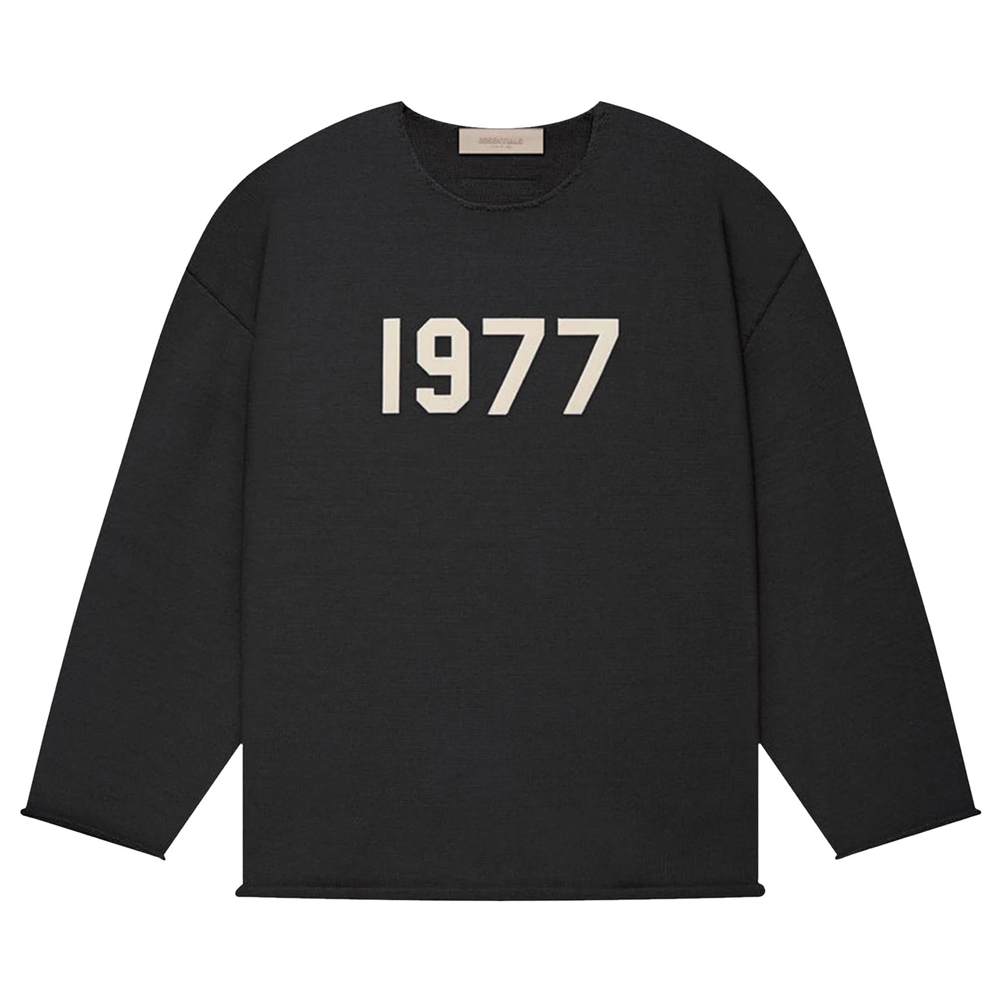 Buy Fear of God Essentials Raw Edge Sweater 'Iron' - 192BT212170F