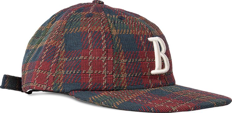 Bricks  Wood 8 Panel Ball Cap Plaid