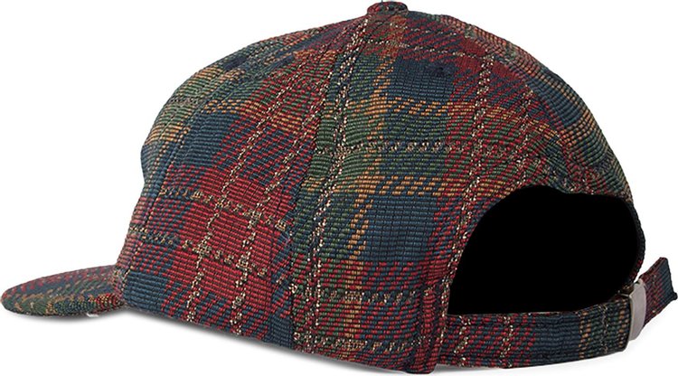 Bricks  Wood 8 Panel Ball Cap Plaid