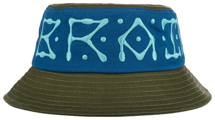 Brain Dead UFO Twill Bucket Hat Olive
