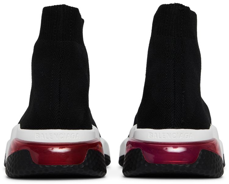 Balenciaga Wmns Speed Sneaker Clear Sole   Black Pink