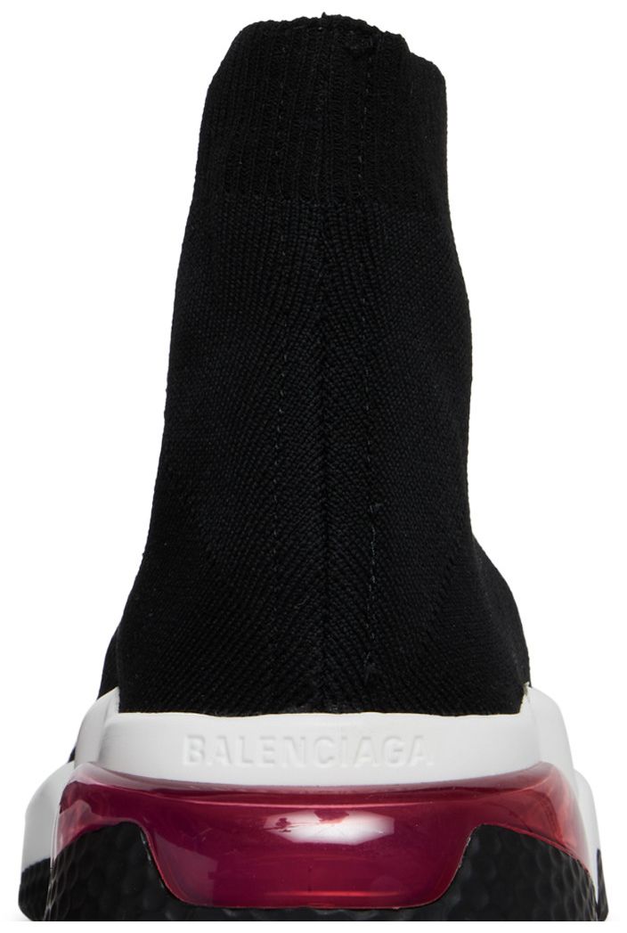 Balenciaga Wmns Speed Sneaker Clear Sole   Black Pink