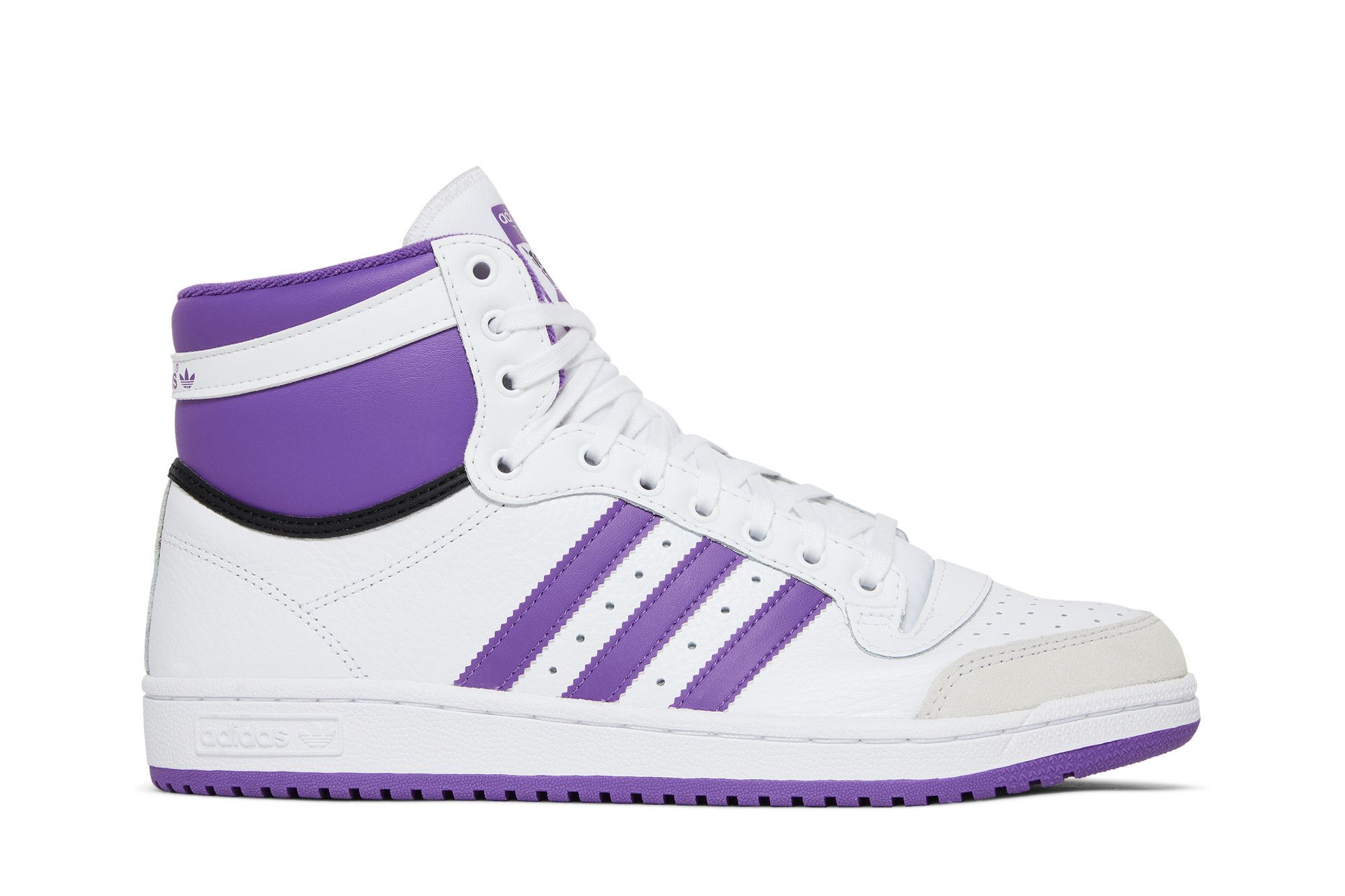 Purple adidas high tops online