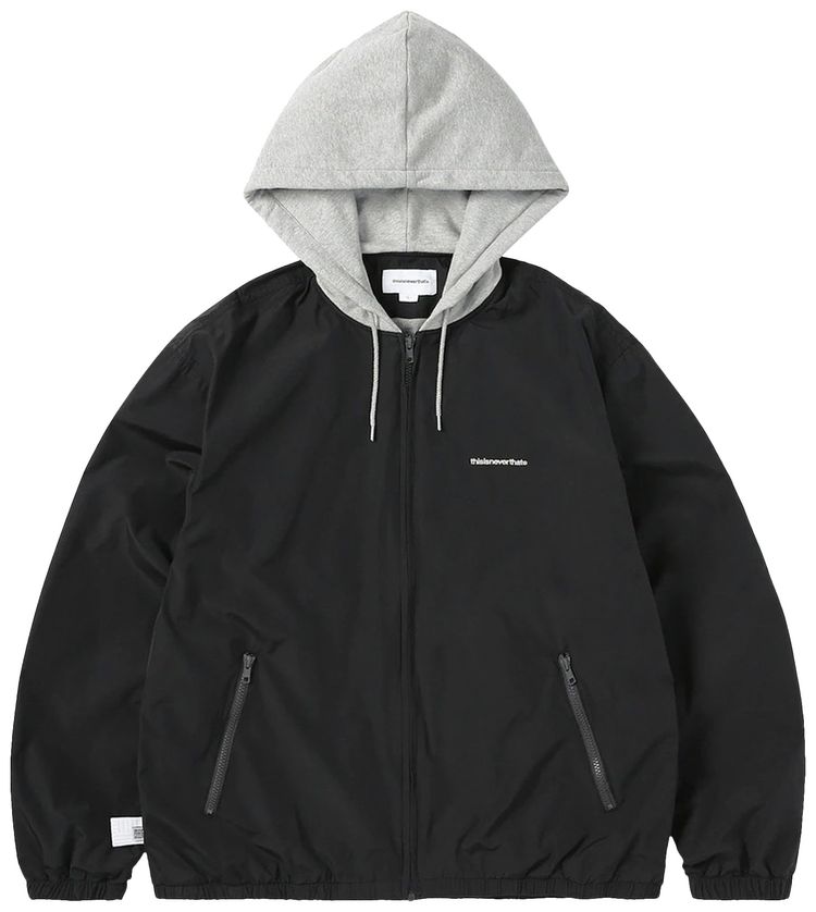 thisisneverthat T Logo Sweat Lining Jacket Black