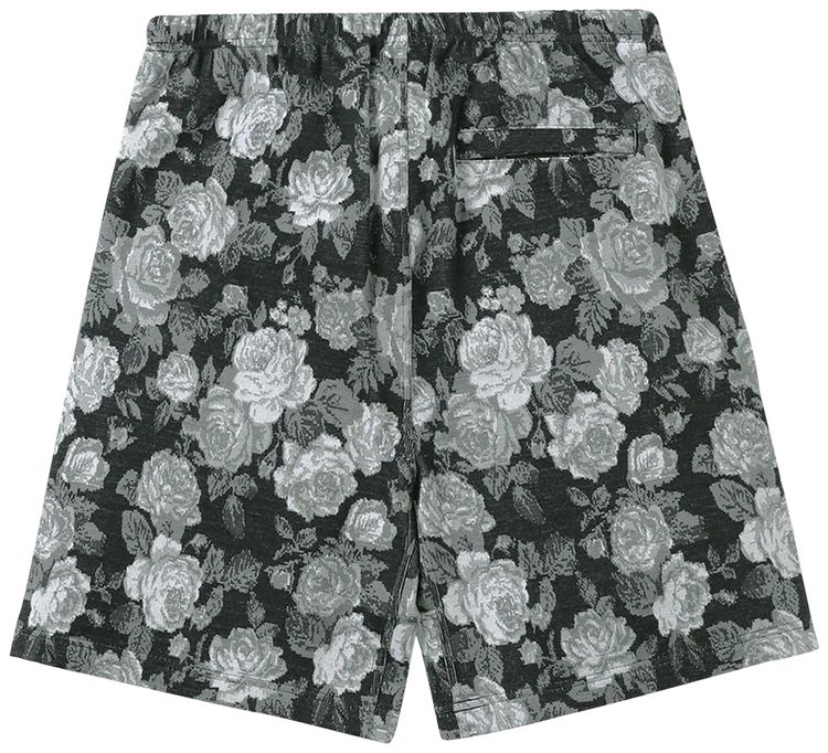 thisisneverthat Jacquard Flower Sweatshort Black