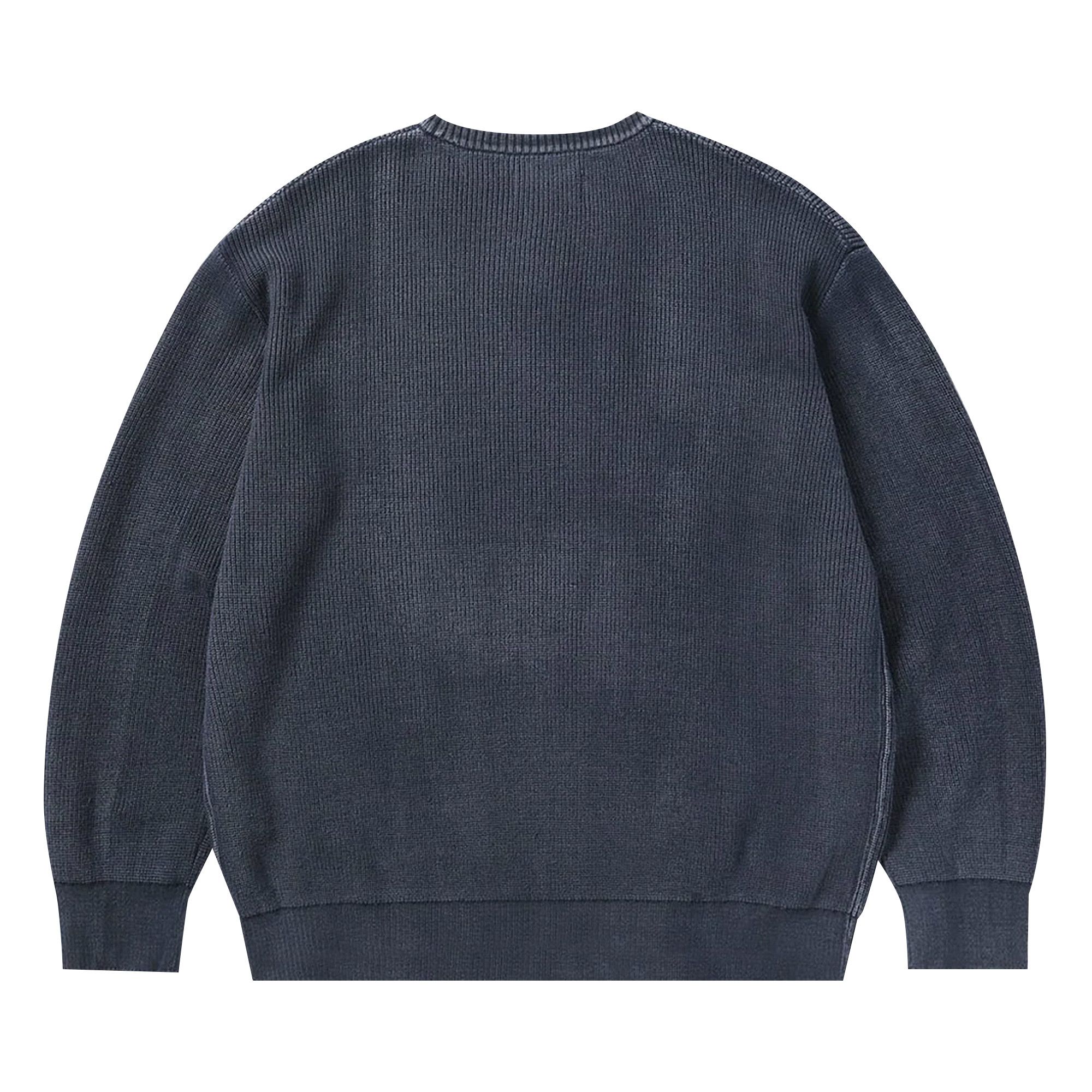 Buy thisisneverthat Acid Wash Knit Sweater 'Navy