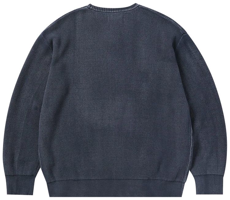 thisisneverthat Acid Wash Knit Sweater Navy