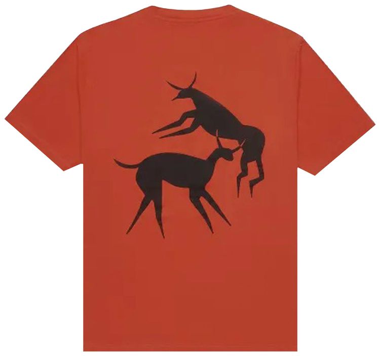 Parra Lasceaux T Shirt Burned Orange